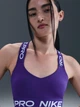 Спортивный топ для фитнеса женский Nike Pro Bra Tt HF5372-547 S Темно-синий (0198482931025) - изображение 6