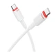USB кабель Borofone BX110, Type-C, 1.0 м., Білий - 590387 - зображення 3