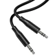 AUX кабель Borofone BL26 Standard, 3,5 мм., 1.0 м., Чорний - 611677 - зображення 4