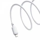 USB кабель Baseus P10377702213-01 Silky Apple iPhone SE 2022 / iPhone 14 Pro Max / iPhone 14 Plus / iPhone 14 Pro / iPhone 14 / iPhone 13 Pro / iPhone 13 Mini / iPhone 13 / iPhone 13 Pro Max / iPhone 12 Mini / iPhone 12 Pro Max, Lightning, 2.0 - 565563 - изображение 4