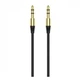 AUX кабель SkyDolphin SR07, 1.0 м., 3.5 мм., Черный - 270794 - изображение 1