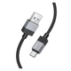USB кабель Hoco X110 Honorific, Type-C, 1.0 м., Чорний - 573922 - зображення 1