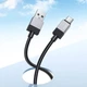 USB кабель Hoco X110 Honorific, Type-C, 1.0 м., Чорний - 573922 - зображення 4