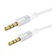 AUX кабель Borofone BL19 Creator, 3.5 мм, 1.0 м., Білий - 501164 - зображення 1