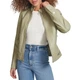 Женская куртка из экокожи Levi's на молнии 1159858765 (Зеленый XL) - изображение 5