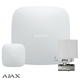 Система захисту від протікання Ajax Hub 2 (2G) White (1 датчик, 1 кран 3/4") (Hub2White/2G/1LP/1WaterStop20) - зображення 1