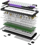 Клавиатура проводная Hator Hellyberry HK60 Mechanical Linear RGB USB White/Violet (HK60) - изображение 6