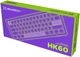 Клавиатура проводная Hator Hellyberry HK60 Mechanical Linear RGB USB White/Violet (HK60) - изображение 7