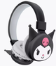 Наушники беспроводные Bluetooth с микрофоном аниме (Kuromi ) геншен, манги, hello kitty, Санріо Кітті, Мелоди черный (AN)32150 - изображение 1