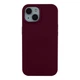Чехол Soft Silicone Case Full Size для iPhone 15 силиконовая панель-накладка для телефона iPhone 15 Maroon - изображение 1