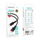 Кабель USB Type-C to Lightning 27W 1м черный PVC Borofone BX110 для зарядки устройств Apple - изображение 3