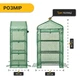 Теплица-стеллаж LEOBRO 125х69х49 см на 3 полки Green (LB-G116) - изображение 2
