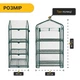 Теплица-стеллаж LEOBRO 125х69х49 см на 3 полки (LB-G115) - изображение 2