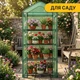 Теплица-стеллаж LEOBRO 159х69х49 см на 4 полки Green (LB-G118) - изображение 5