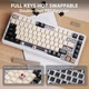 Клавиатура Беспроводная ATTACK SHARK M86 White-Cheese Механическая (2.4G/Bluetooth/USB type-c) RGB Подсветка - изображение 6