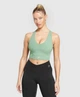 Спортивний топ для фітнесу жіночий Gymshark 194779 S Зелений (2200005144305) - зображення 1
