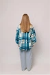 Сорочка тепла флісова блакитна жіноча, 3XL - изображение 5