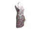 Фартух жіночий для готування рожеві півонії з вафельним молочним рушником 30*50 см - зображення 4