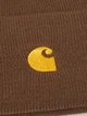 Шапка Carhartt WIP Chase Коричневая — розмер One Size - изображение 2