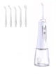 Ирригатор зубной Portable Oral Irrigator 106-2D (White) портативный ирригатор для полости рта (6 насадок), 5 режимов, 8 уровней - изображение 1