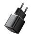 Зарядное устройство ESSAGER Camber USB-C + USB 20W GaN Charger Black (ECTAC-HMB01-P) - изображение 1