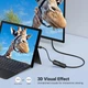 Переходник UGREEN Micro-HDMI Male to HDMI 2.0 4K@60Hz Female 22cm Black (20134) - изображение 5