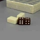 Кишеньковий набір для гри в Маджонг — Mahjong у кейсі з екошкіри - зображення 3