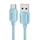 Кабель ESSAGER Breeze USB 2.0 to USB-C PD 100W 7A 1m Blue (EXC7A-WL03-P) - зображення 1