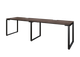 Офисный письменный стол MebliLoft K135 Double черный венге винтаж 18 2700*700*750 - изображение 1