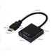 Конвертер переходник видеосигнала HDMI в VGA с 3.5 мм аудио Черный - изображение 6