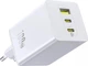 Мережевий зарядний пристрій 100W Baseus EnerFill FE11 Fast Charger три порти 2 × Type-C + 1 × USB-A швидка зарядка PD 3.0 + QC 3.0/4.0 Moon White (P10182102213-00) - зображення 1