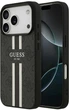 Etui plecki Guess 4G Printed Stripes MagSafe do Apple iPhone 17 Pro Black (3666339491383) - obraz 1