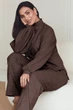 Женская кофта XXL-3XL. Шоколад - изображение 4