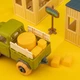 Ігровий набір OTAMANKO Веселий хутір (вантажівка і стайня з кіньми) різнокольоровий, 8818 - зображення 6