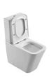Унітаз-компакт Mixxus Premium Quadro-0401-R 610x365x825mm, система змиву RIMLESS (MP6457) - зображення 3