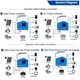 Гібридний інвертор Easun ISolar-SMH-III-6.2kw-WIFI 48V 6200W, 120A MPPT - изображение 8