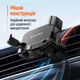 Тримач автомобільний СolorWay Gravity Mechanical Car Mount (CW-CHG18-BK) - зображення 12