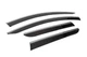 Ветровики с хромированным молдингом (4 шт., Sunplex Chrome) для Renault Duster 2018-2024 гг - изображение 3