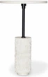 Стол журнальный ø 35 см, Tilt White banswara marble - изображение 2