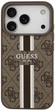 Панель Guess 4G Printed Stripes MagSafe для Apple iPhone 17 Pro Brown (3666339491420) - зображення 3