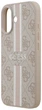 Панель Guess 4G Printed Stripes MagSafe для Apple iPhone 17 Pink (3666339491444) - зображення 5