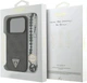 Etui plecki Guess 4G Strap Triangle Logo MagSafe do Apple iPhone 17 Pro Max Black (3666339526498) - obraz 8