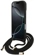 Панель Guess 4G Big Logo Cord Stap Crossbody для Apple iPhone 17 Black (3666339526733) - зображення 6