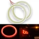 LED кільце Avtoaks «Ангельські очі» 64 мм | 12-24V | Canbus | ~7000K червоне світло 2 шт - зображення 2