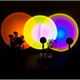 Проекционная разноцветная RGB LED лампа Sunset Lamp с эффектом заката с пультом - изображение 4