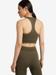 Спортивный топ женский Reebok 2M TS Compression LS H49221 S Хаки (4065427745688) - изображение 5