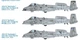 Збірна модель 1:48 реактивного літака A-10C "Blacksnakes" Italeri 2725 - изображение 4