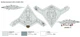 Збірна модель 1:72 безпілотний літальний апарат 1/72 (UCAV) X-47B Northrop Grumman Italeri 1421 - изображение 4