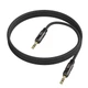 Аудиокабель BOROFONE BL22 3.5mm male to 3.5mm male, TPE, 1m, Black 6941991117725 - изображение 3