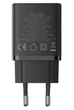 Мережевий зарядний пристрій Baseus Cube Fast Charger Type-C+USB 30W Cluster Black EU (P10111404113-00) - изображение 5